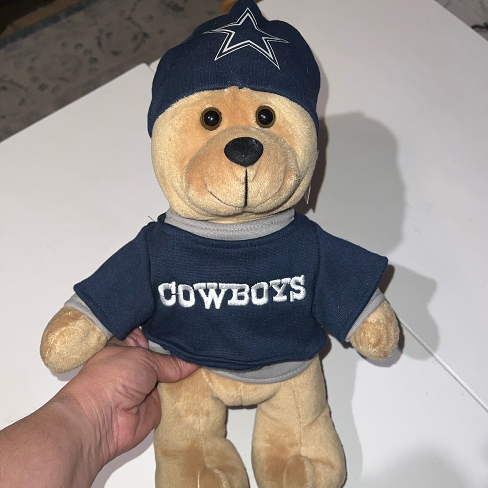 Dallas cowboy plush NFL tag 14”